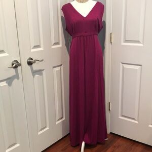 24seven Magenta Empire Waist Dress